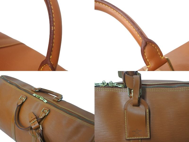 美品 ルイヴィトン M42958 キーポル55 ボストンバッグ ジパングゴールド 11641129_6.jpg