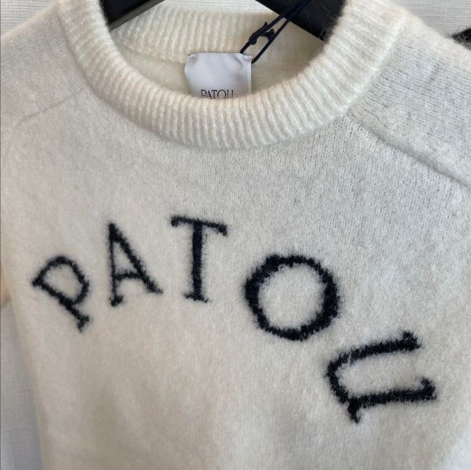 PATOU ロゴ サステナブルアルパカ混紡 パトゥジャカードトップ 新品