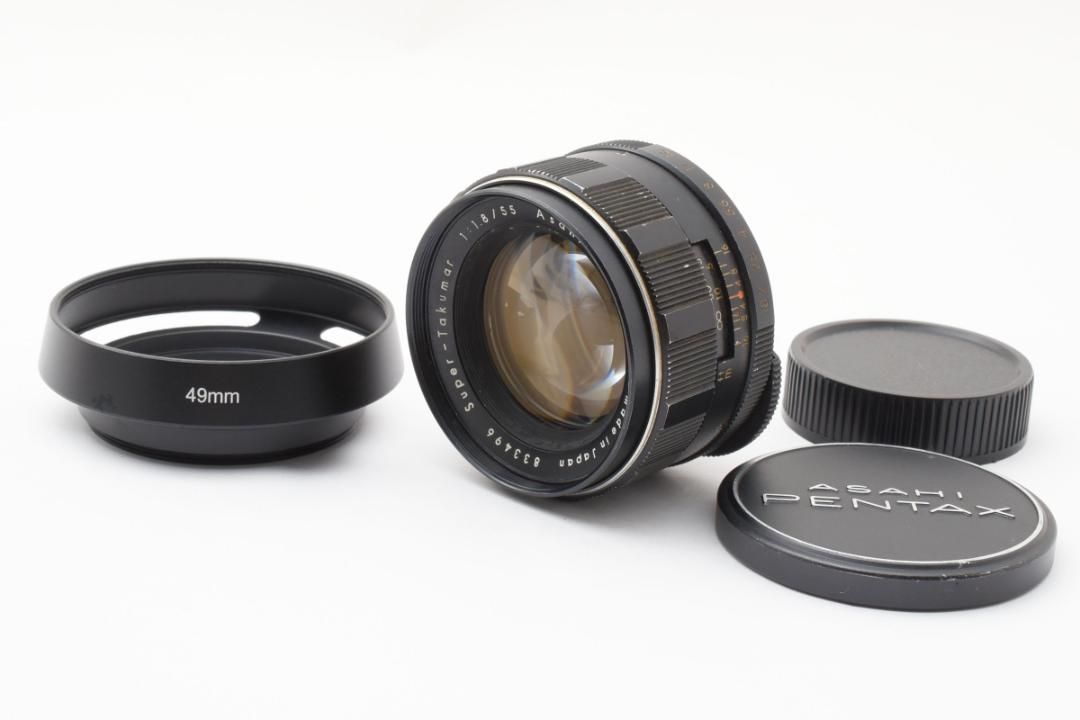 ◎初期型◎ Super Takumar 55mm F1.8 フード付 Y012 ◎初期型◎ Super Takumar 55mm F1.8 フード付 Y012 - メルカリ