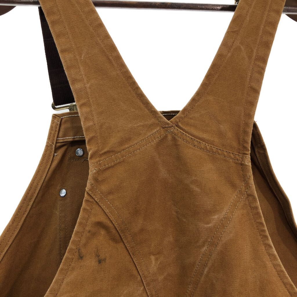 USA製 Carhartt カーハート ダック ダブルニー ビブ