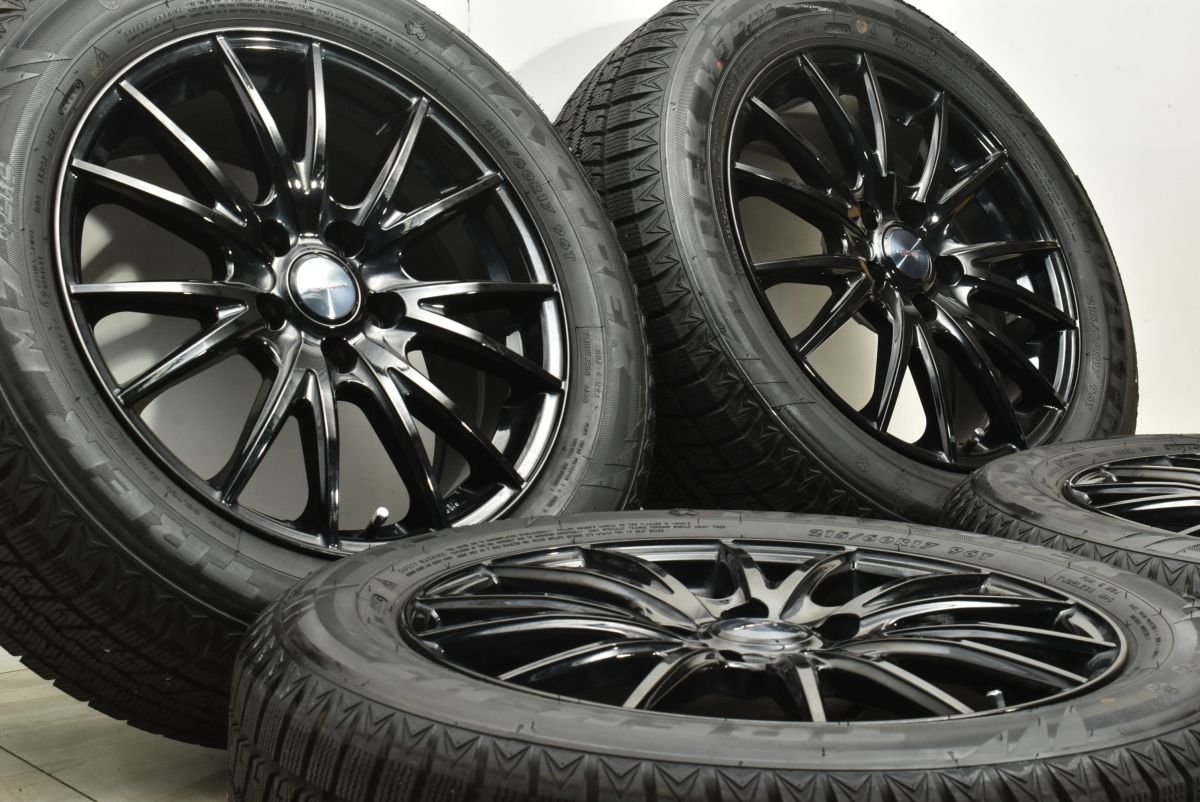 製 バリ溝 ヴェルヴァ 17in 7J 47 PCD114.3 マックストレック トレック M7プラス 215 60R17 C-HR カローラクロス オデッセイ