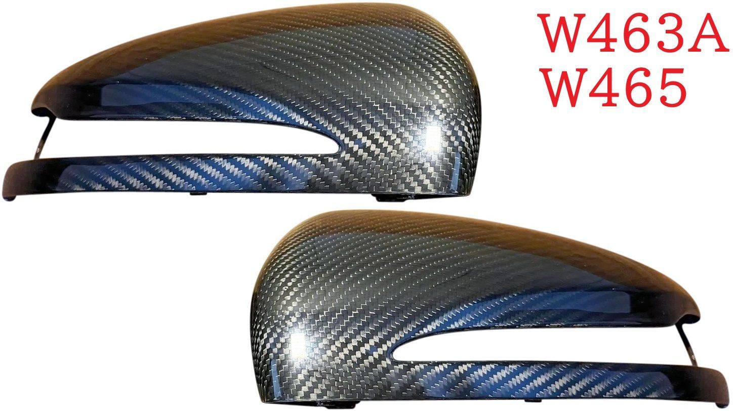 M s W463A ベンツ AMG Gクラス 2018y-2025y カーボン ドアミラーカバー 左右 交換タイプ 社外 エアロ パーツ 部品 改造 外装 現行型 カスタム ゲレンデ サイド ミラーカバー 5021