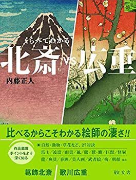 【中古】【非常に良い】くらべてわかる 北斎vs広重