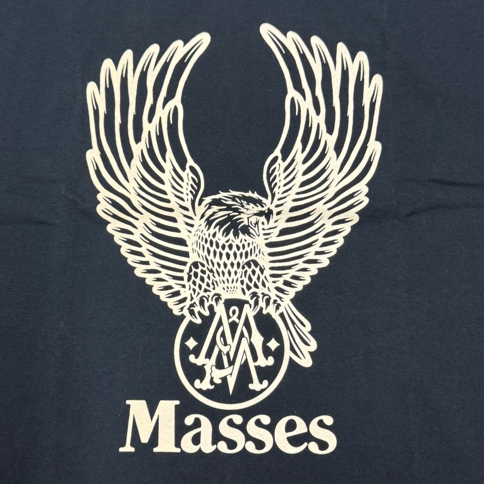参考上代9900円 未使用品 MASSES × M&M T-SHIRT FLYING EAGLE M 