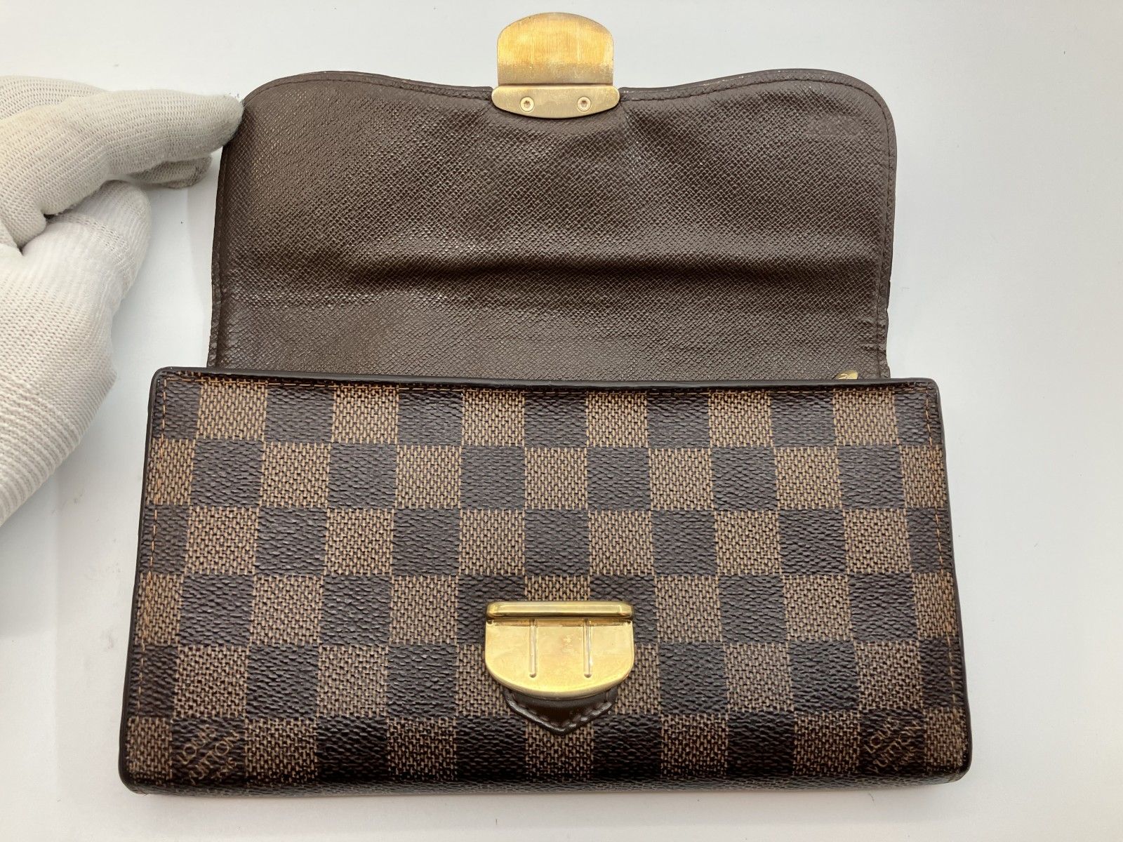 ルイヴィトン ダミエ 長財布 Louis Vuitton ルイヴィトン ダミエ 長財布 N61747 ブラウン
