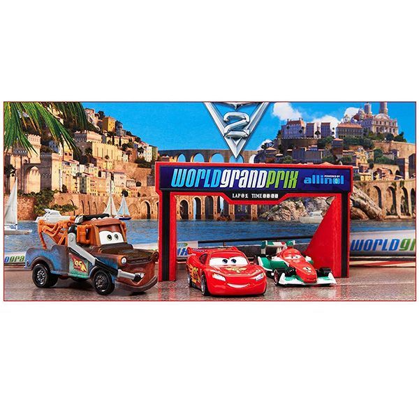 MATTEL 1:55 DISNEY PIXAR CARS 2 PORTO CORSA SET【カーズ】ミニカー