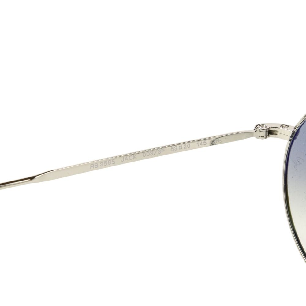 未使用 RayBan レイバン JACK サングラス RB3565 003 シルバーカラー