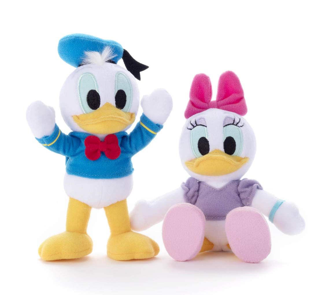 ディズニーキャラクター ポペット デイジーダック 高さ約16cm