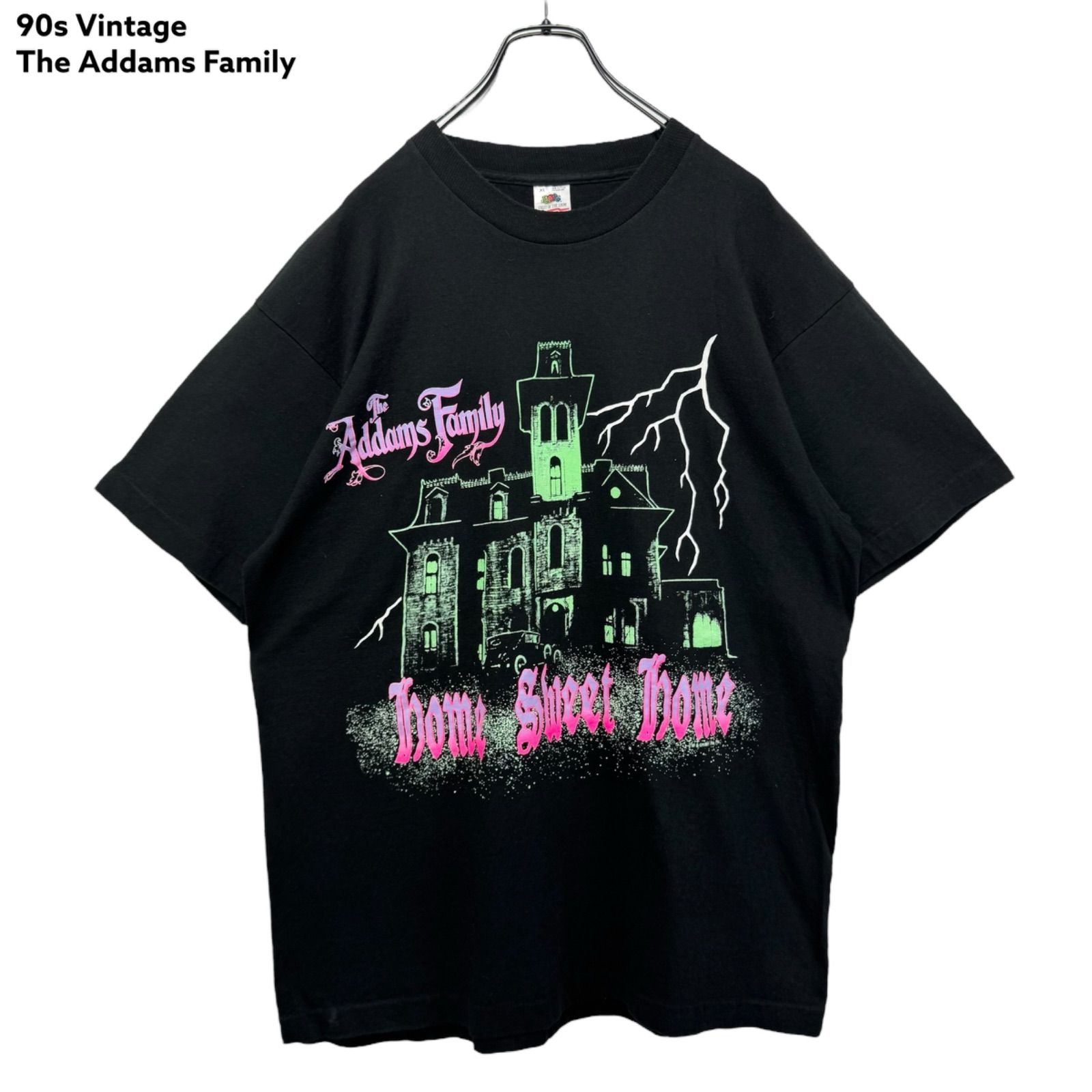 90s vintage 1991 The Addams Family home sweet home Print T