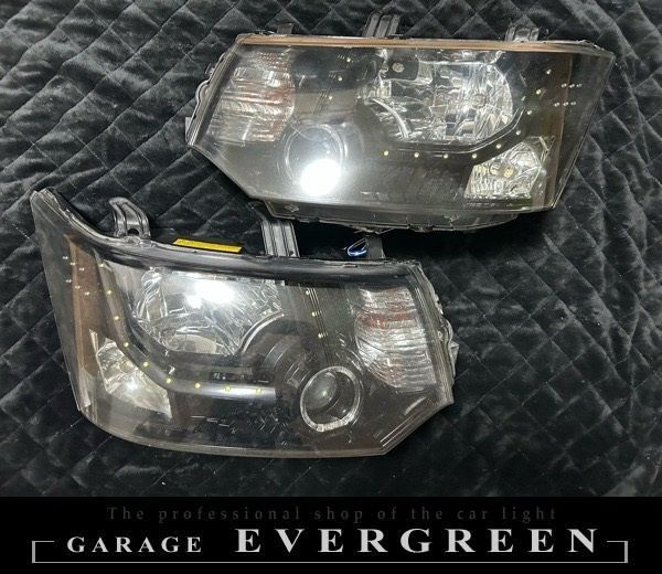 デリカ D5 全年式お取り付け可能 インナーブラック塗装＆LED