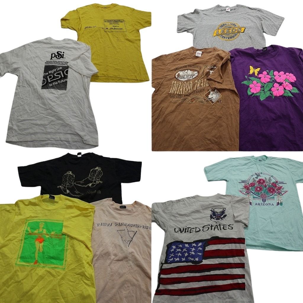 古着卸 まとめ売り ～90s オールド 半袖Tシャツ 10枚セット (メンズ L 