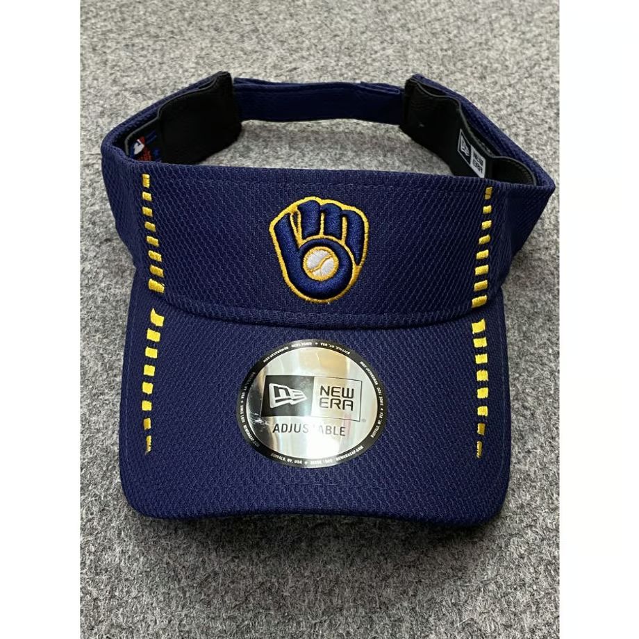 SPEED ニューエラ NEWERA サンバイザー Brewers ミルウォーキー ブルワーズ MLB サイズ調節可