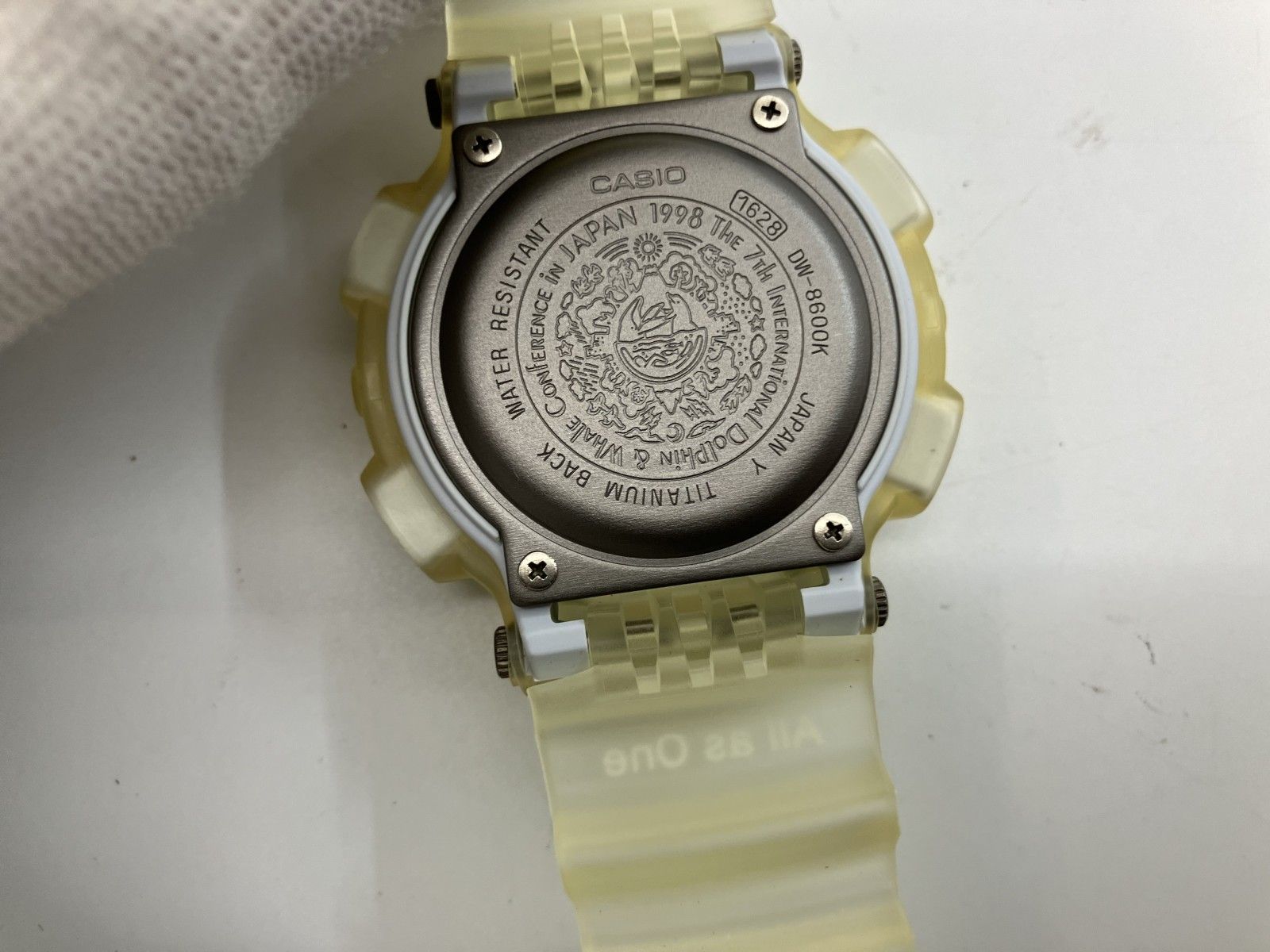 箱・取説付 クジラ会議モデル カシオ Gショック DW-8600K ICERC 1998年