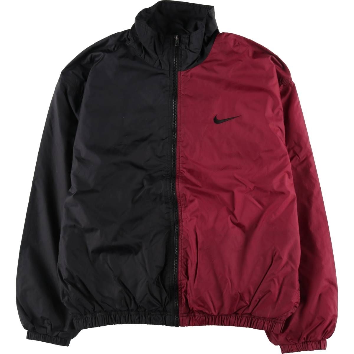 古着 90年代 ナイキ NIKE バックロゴ ツートン ナイロンジャケット メンズL相当/eaa514078