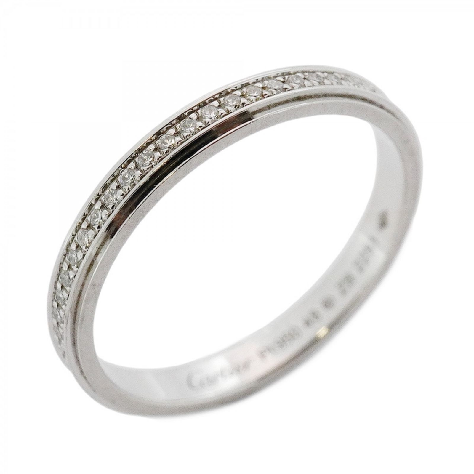 カルティエ Cartier カルティエ リング ダムール Pt950 プラチナ ダイヤモンド ＃48レディース