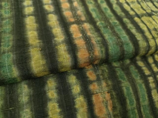 平和屋着物●上質な紬 　絞り　変わり間道 　正絹　逸品　未使用　DAAS3124ps 平和屋着物○上質な紬 絞り 変わり間道 正絹 逸品 未使用 DAAS3124ps