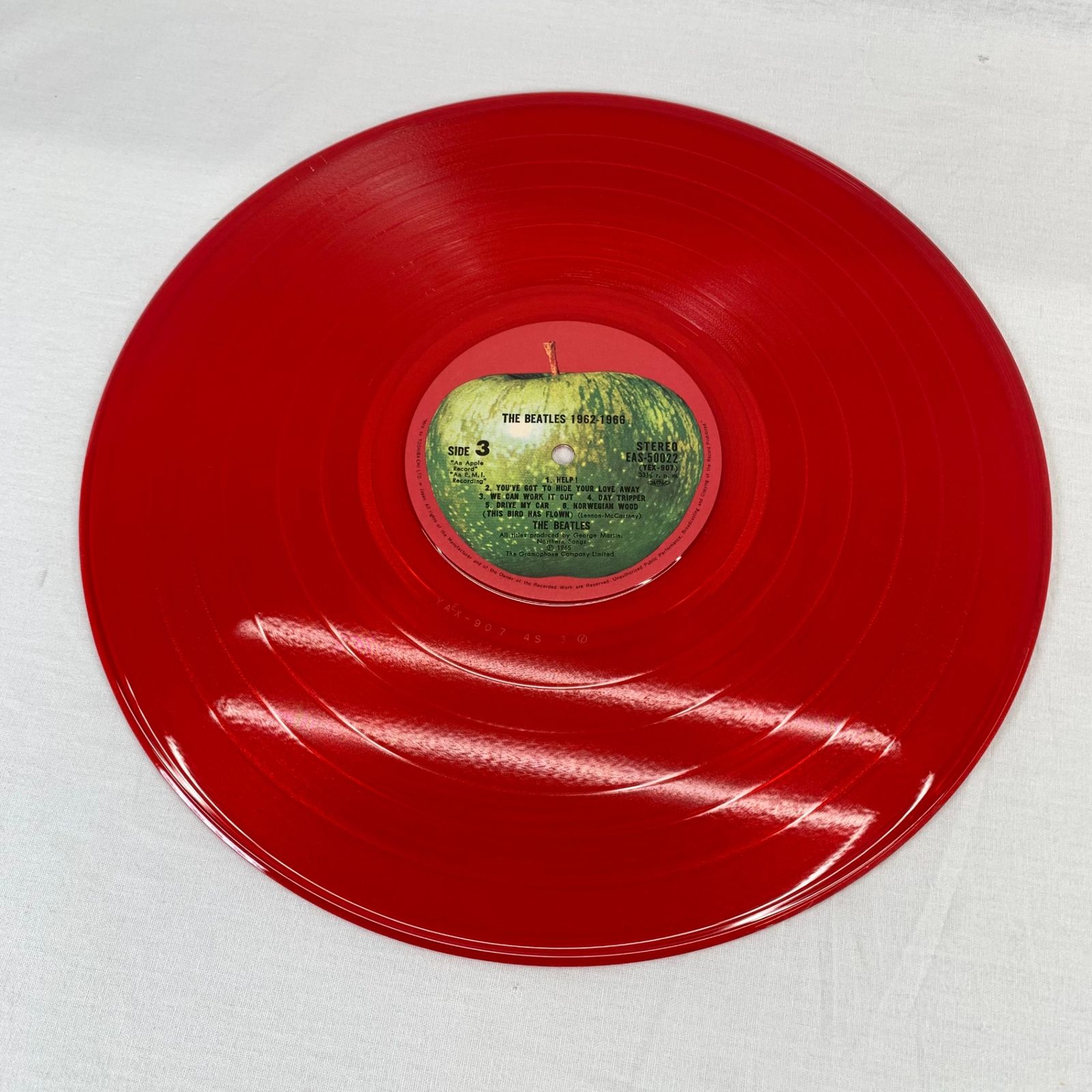 THE BEATLES ザ・ビートルズ 赤盤 LP カラーレコード EAS-50021