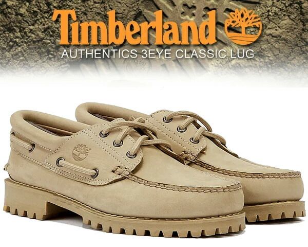 ティンバーランド オーセンティック 3アイレット クラシック ラグ Timberland 3EYE CLASSIC LUG LIGHT BROWN NUBUCK a5p4z ライトブラウン ヌバック シューズ