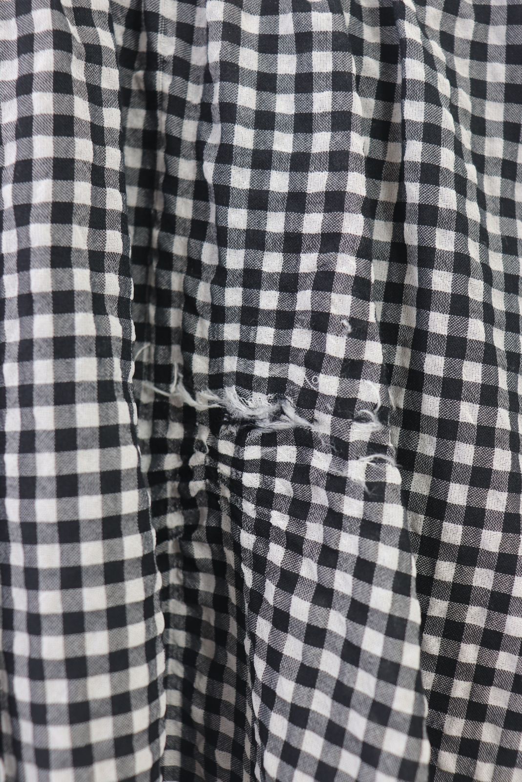 Rene ギンガムチェックワンピース 6536590 黒×青 ルネ Rene