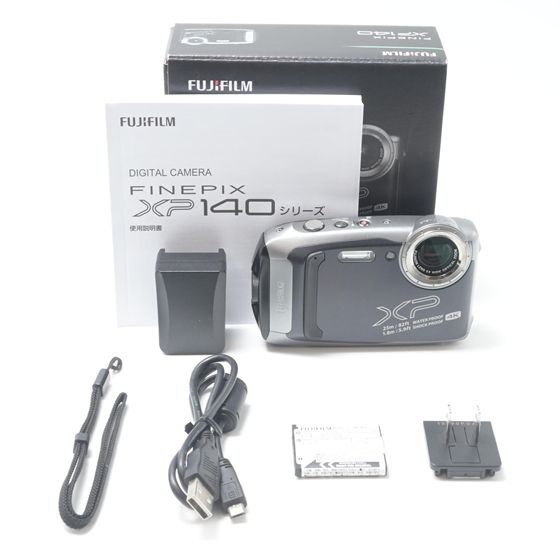 フジフィルム FUJIFILM 防水カメラ XP140 ダークシルバー - メルカリ