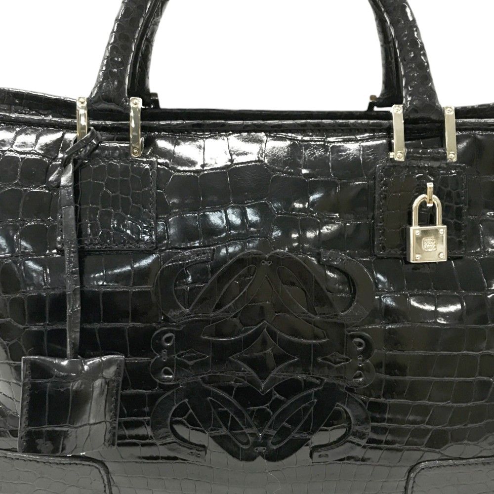 LOEWE ロエベ アマソナ ハンドバッグ ブラック brand-pit_201122-1-6-lo