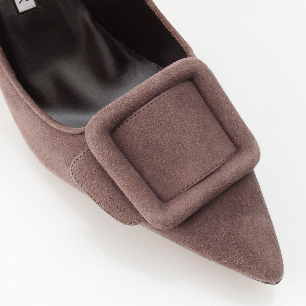 保存袋付き✨マノロブラニク　スウェードパンプス　ポインテッドトゥ　ピンクベージュ MANOLO BLAHNIK 美品 マノロブラニク オープントゥ パンプス