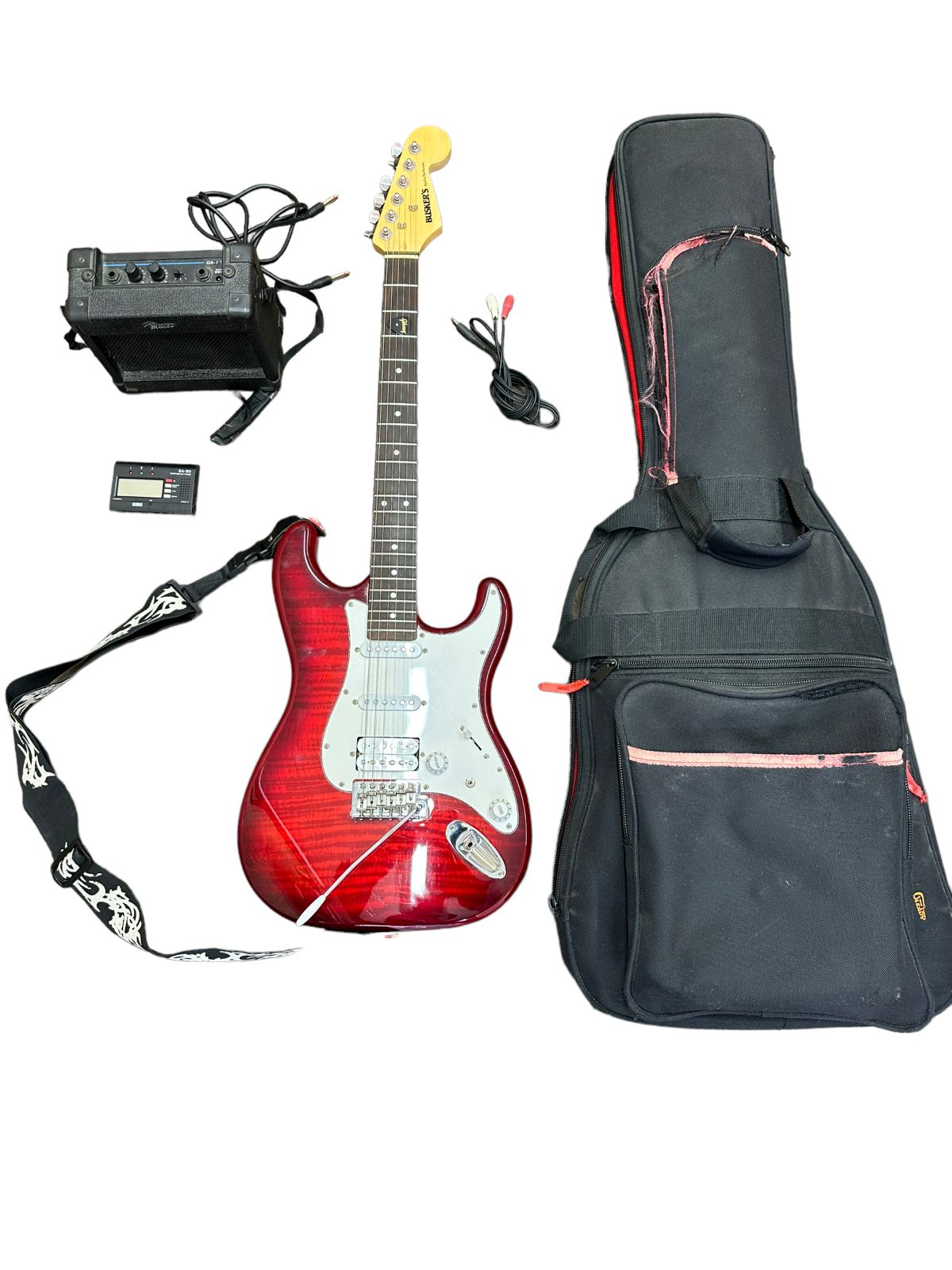 BUSKER'S  BST-2H　レッド　ストラトタイプ USED美品 BUSKERS ST-TYPE ストラト 赤 BST-2H Wilkinson - メルカリ