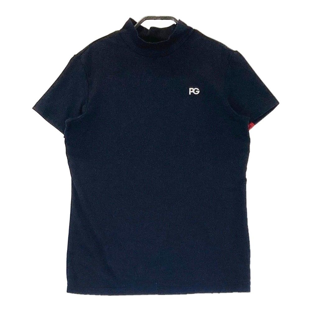 サイズ：1 PEARLY GATES パーリーゲイツ  半袖ハイネックTシャツ  ネイビー系 [240101414670] ゴルフウェア レディース ストスト サイズ：1 PEARLY GATES パーリーゲイツ 半袖ハイネックTシャツ