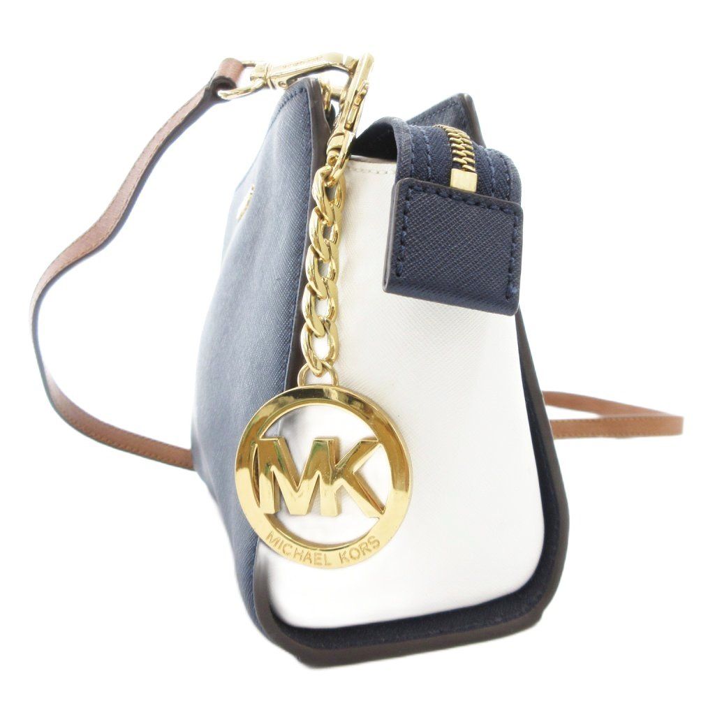 【良品】MICHEL KORS マイケルコース ショルダーバッグ バイカラー SALE 即発送! マイケルコース バイカラーデザイン バッグ