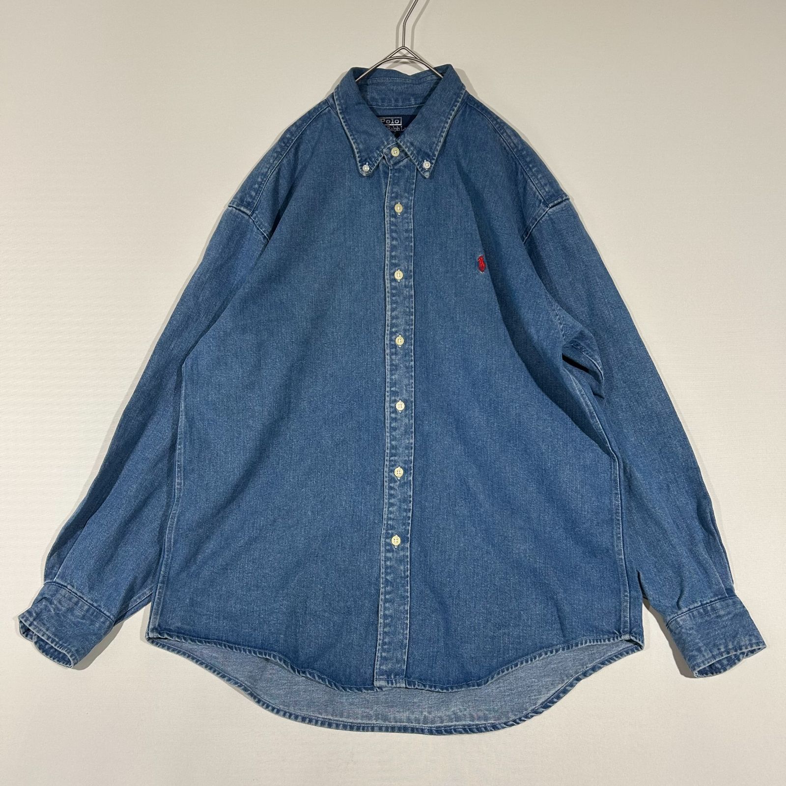 POLO RALPH LAUREN ポロラルフローレン デニム 長袖シャツ BD ボタンダウンシャツ