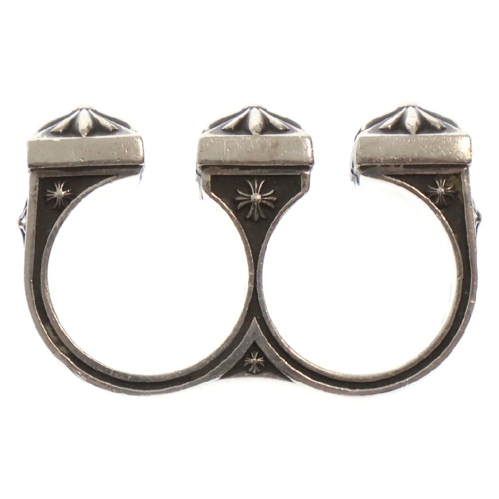 クロムハーツ CHプラス ブラスナックルダブルリング23号、24号