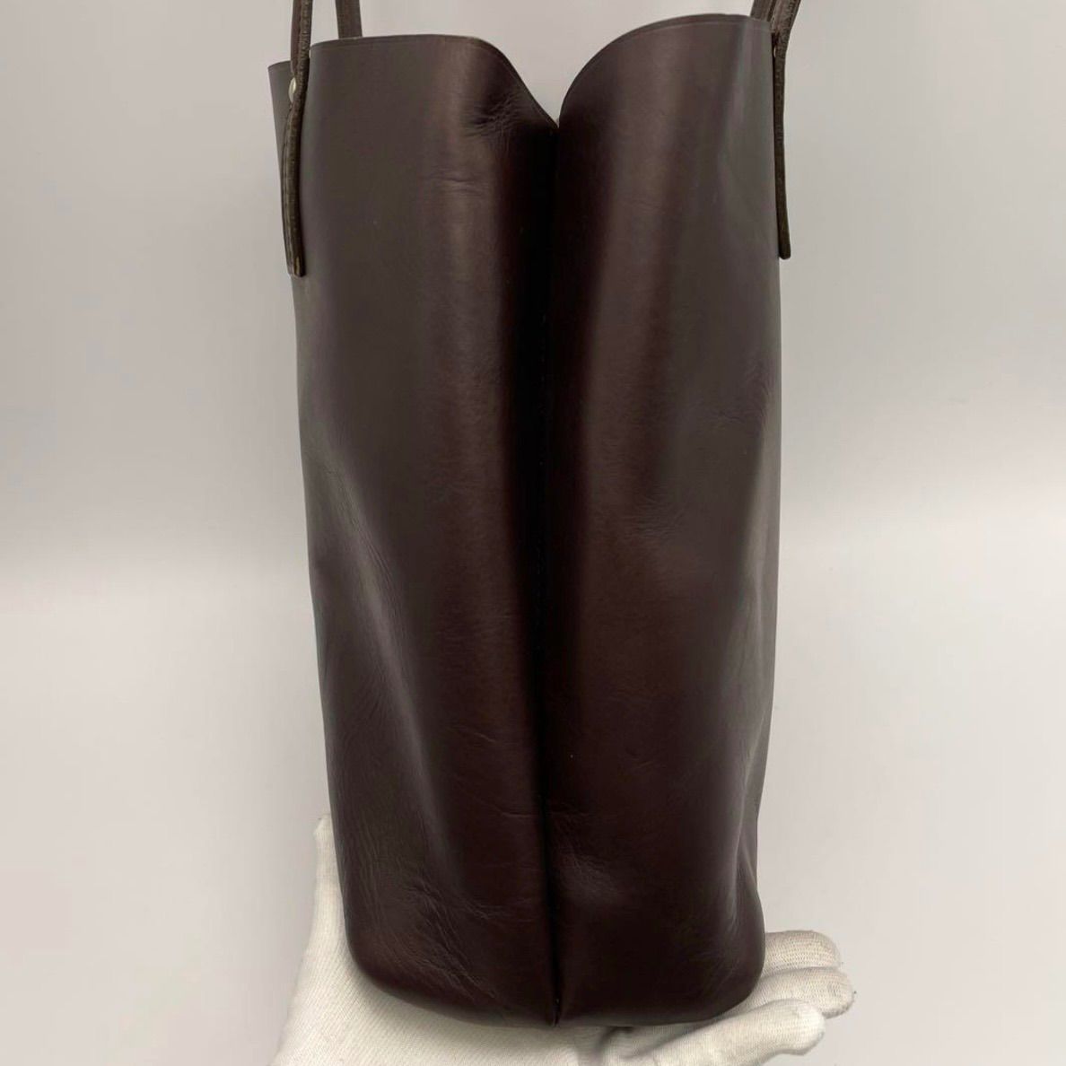 本革ブラウントートバッグ A4収納可