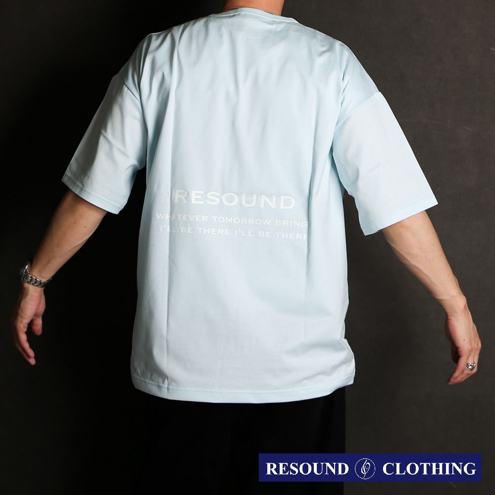 RESOUND CLOTHING 】BACK ICON ROGO LOOSE TEE / オーバーサイズ