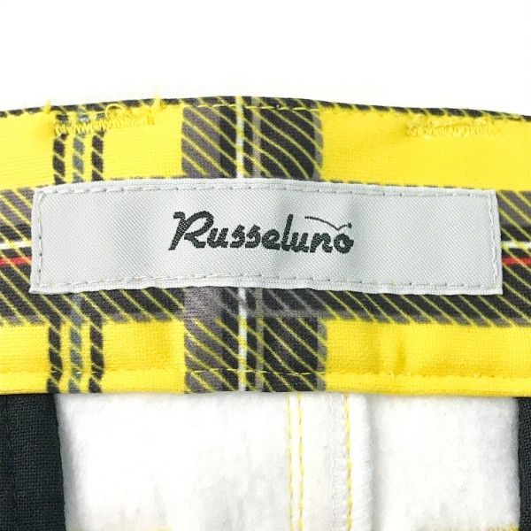 RUSSELUNO ラッセルノ RS-84117 裏起毛 ロングパンツ ビッグロゴ