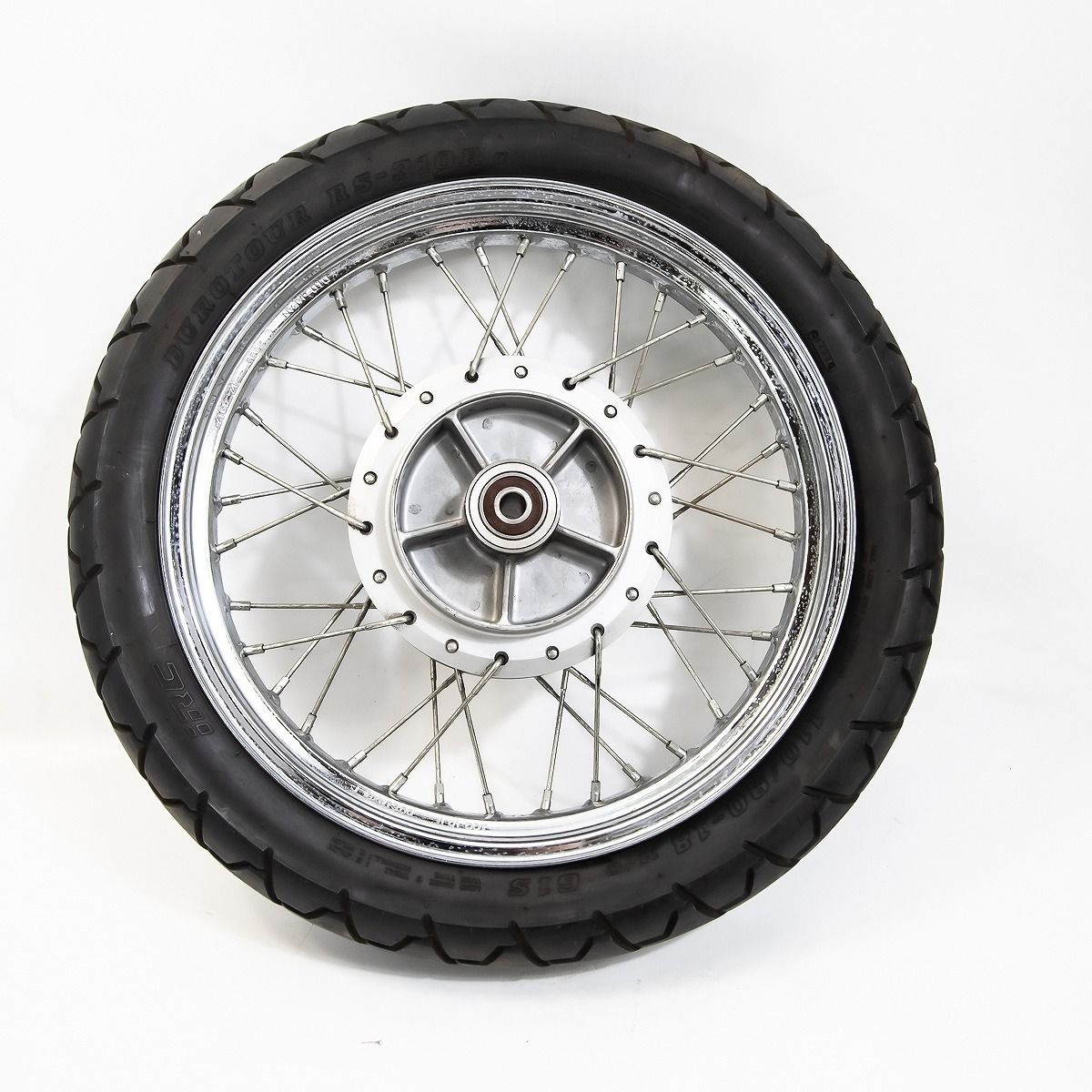ホンダ CL400 NC38 純正 リアホイール 18×3.00 目視で曲がり無し タイヤ×古い
