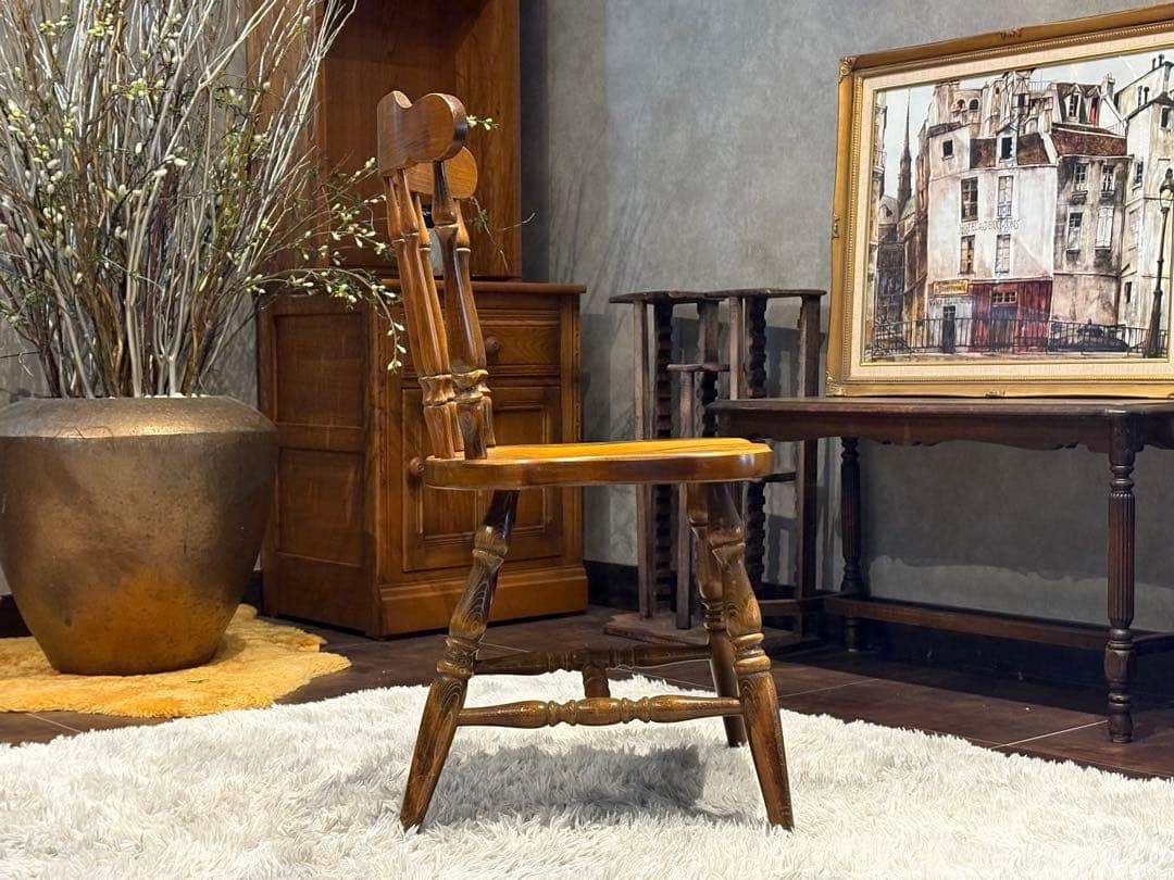 飛騨産業 キツツキマーク ウィンザーチェア スポークチェア