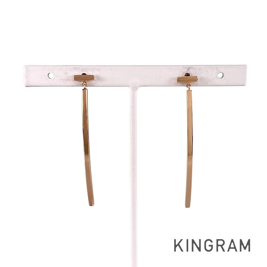 ティファニー TIFFANY-Co. Tワイヤー K18PG ピアス sss
