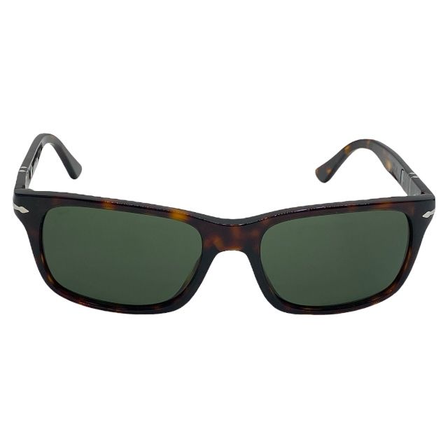 ペルソール 3048-S 24 31 58 19 145 3N サングラス アイウェア スクエアフレーム ハバナ クリスタルグリーンレンズ べっ甲 Persol