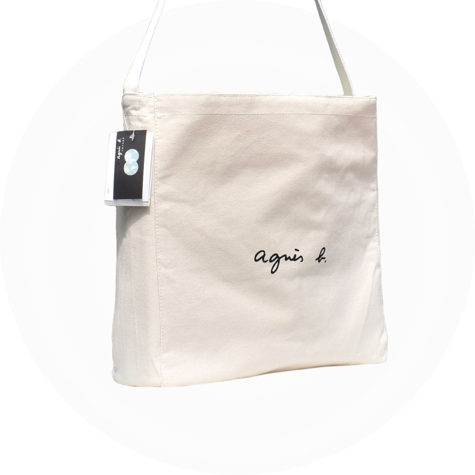 即発 agnes b. アニエスベー 大容量 キャンバス トートバッグ アニエスベー トートバッグ キャンパス 大容量 agnes.b