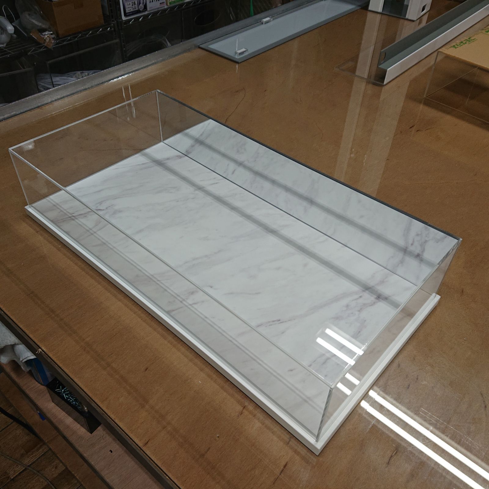 アクリルショーケース 透明5面体 アクリルショーケース 透明5面体 五