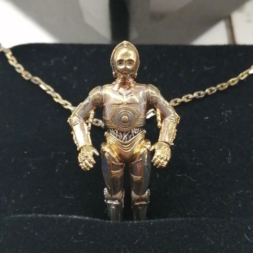 Justin Davis × STARWARS ネックレス　C3PO JUSTIN DAVIS スターウォーズ C-3PO ネックレス GLD 箱付 トップ