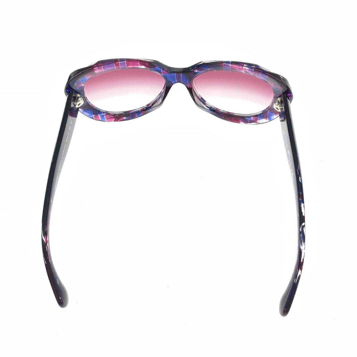 美品 CHANEL シャネル サングラス 5323A パープル レディース マーブル