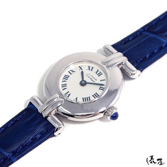 【OH済/仕上済】カルティエ マストコリゼ アールデコ 極美品 ヴィンテージ レディース Silver925 Cartier 時計 腕時計  中古【送料無料】