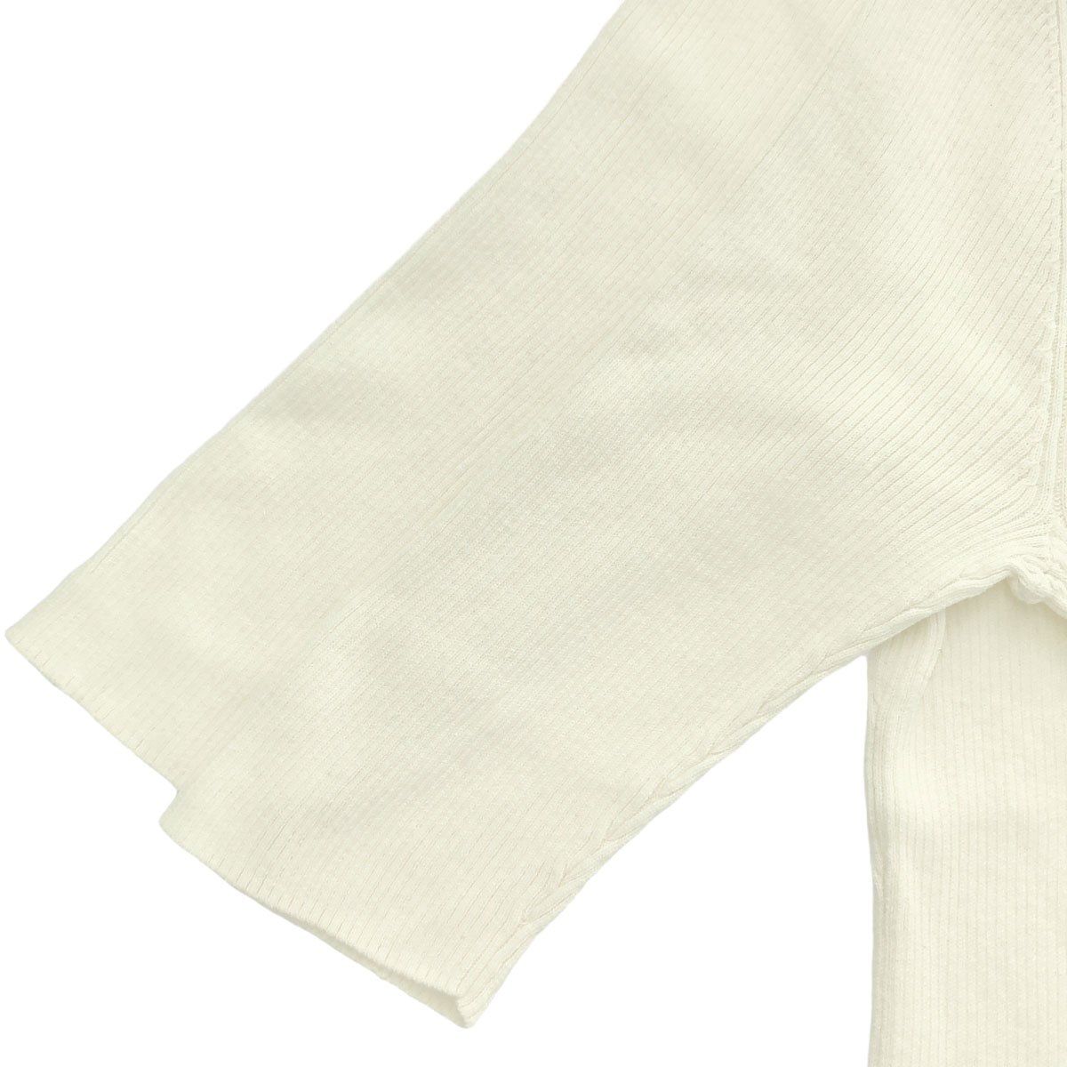 POLO リブポロニットトップス