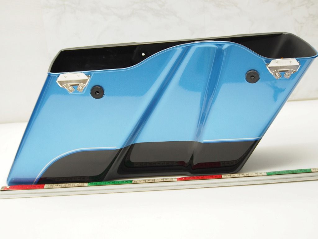 ハーレー FLHR 2011 |FLHTC 2011 サドルバッグ ボトムケース 90867-11DGT ブルーパール