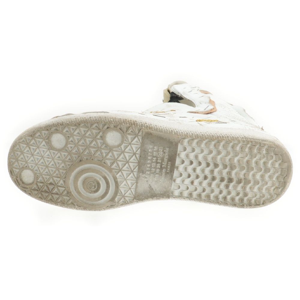 Martin Margiela 22 マルタンマルジェラ Future Destroyed High-Top Sneaker ディストロイド ハイトップ フューチャー ハイカット スニーカー ホワイト Martin Margiela 22 (マルタンマルジェラ) Future Destroyed High-Top