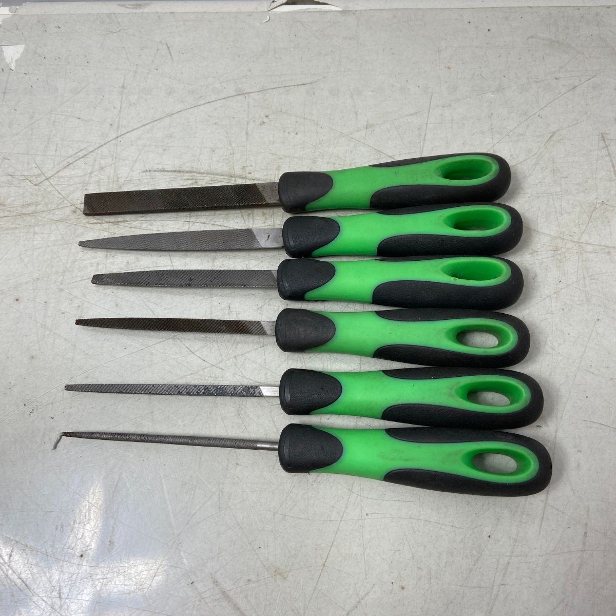 ΦΦSnap-on スナップオン ハンドツール 6ピース ソフトグリップハンドルヤスリセット グリーン WWW_NOITHATQUANGTHANH_NET