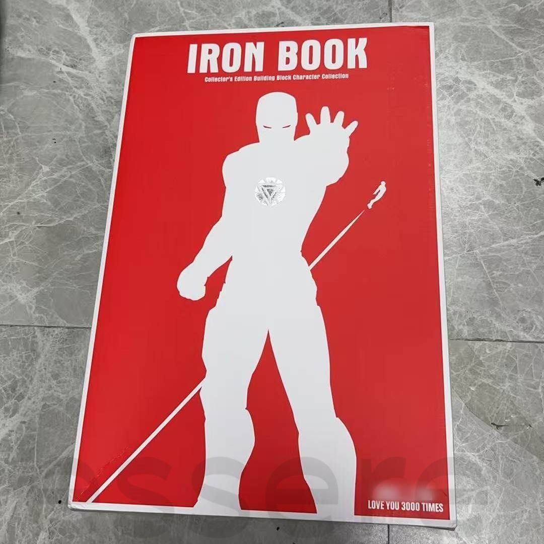 アイアンマン レゴアート 完成品 レゴ互換品 アイアンマン アベンジャーズ IRON大集合ブック