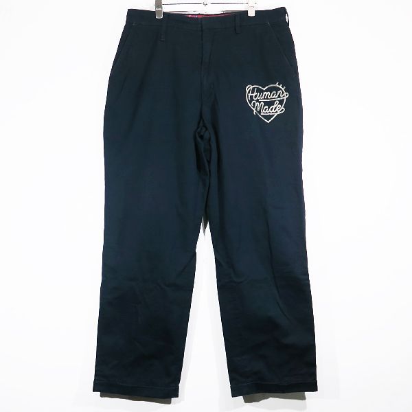 未使用 HUMAN MADE チノパン ネイビー