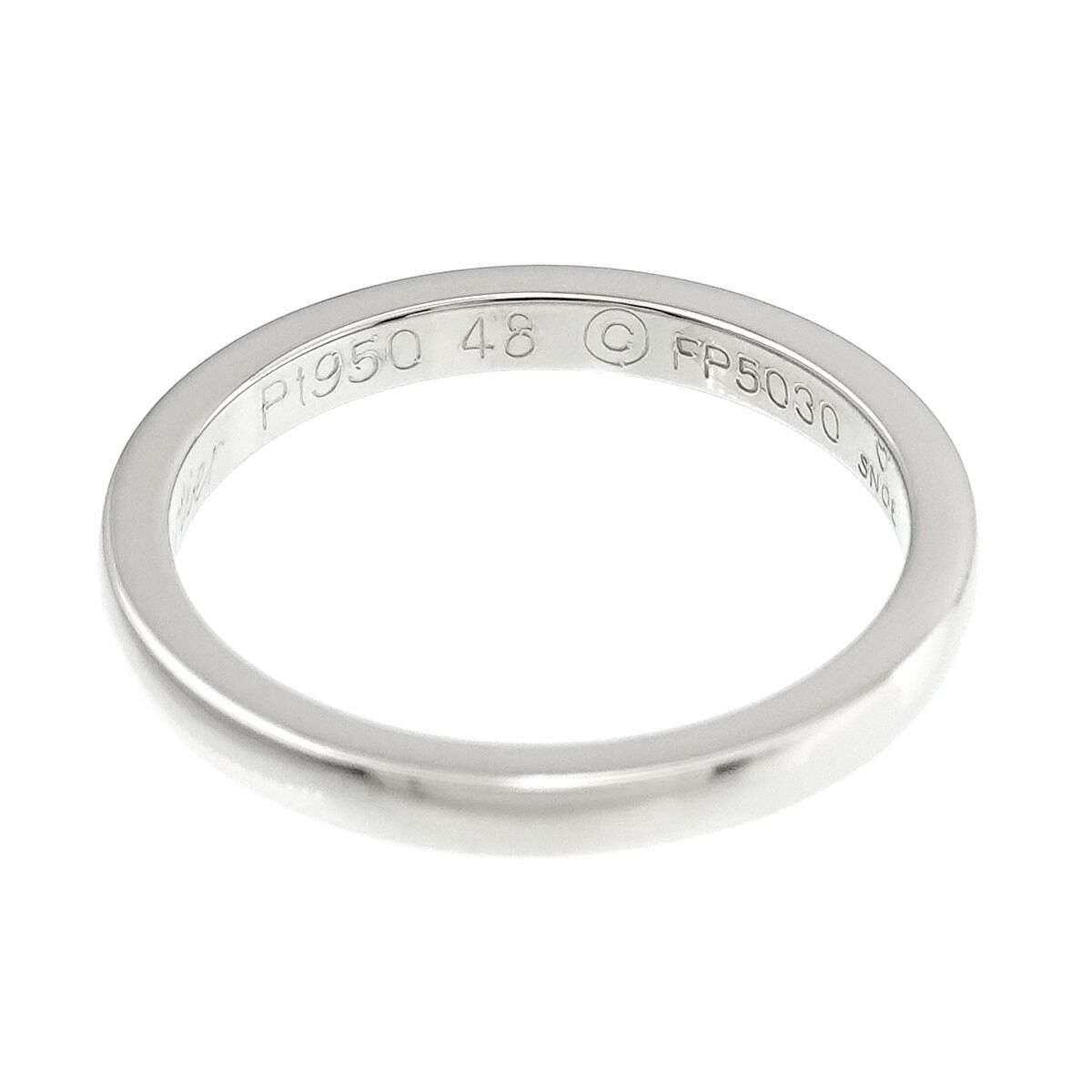 カルティエ Cartier バレリーナ #48 リング 幅2.1mm Pt プラチナ 指輪  